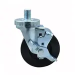 BK Resources 4SBR-6ST-HR-TLB Hard Rubber Wheel