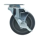 BK Resources 5SBR-1PT-GR-TLB Rubber Wheel