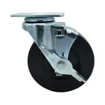 BK Resources 5SBR-1PT-HR-TLB Hard Rubber Wheel