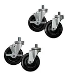 BK Resources 5SBR-9ST-PH-4 Oven Caster Kit
