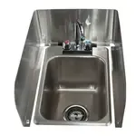 BK Resources BK-DI1014-SS Removable Side Splash
