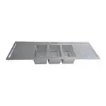 BK Resources BK-DIS-1014-3-18T Compartment Drop-In Sink /