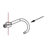 BK Resources BK-PR-SHR Pre-Rinse Hook