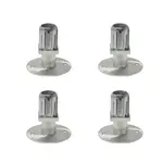 BK Resources BK-SSQFAF-WH-4 Flange Foot with holes