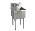 BK Resources BK8BS-1-18-14 Commercial Sink, (1) One Compartment, Construction with and - 210" W