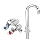 BK Resources BKDMFV-DGS-G Dual Pedal Metering Foot Valve with Deck Mount