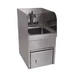 BK Resources BKHS-D-SS-SKTS-P-G Hand Sink