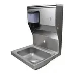 BK Resources BKHS-W-1410-1-4D-TD Hand Sink