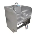 BK Resources BKHS-W-1410-1SSBKKPG Hand Sink with Knee Valve