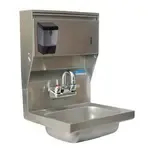 BK Resources BKHS-W-1410-4D-TD-PG Hand Sink