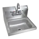 BK Resources BKHS-W-1410-LS-P-G Hand Sink