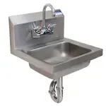 BK Resources BKHS-W-1410-PT-G Hand Sink