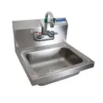 BK Resources BKHS-W-1410EY-P-G Hand Sink with Eye Wash Station