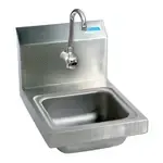 BK Resources BKHS-W-SS-1-P-G Space Saver Hand Sink