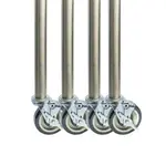 BK Resources BKLC-S-34-PS4 Legs with Caster