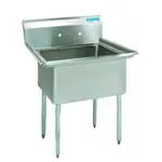 BK Resources BKS-1-15-14 Commercial Sink, (1) One Compartment, Construction with and - 200" W