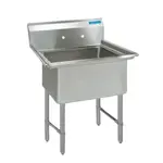 BK Resources BKS-1-15-14S Commercial Sink, (1) One Compartment, Construction with and - 200" W