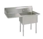 BK Resources BKS-1-1620-12-18L Commercial Sink, (1) One Compartment, Construction with and - 36.50" W