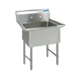 BK Resources BKS-1-1824-14S Commercial Sink, (1) One Compartment, Construction with and - 230" W