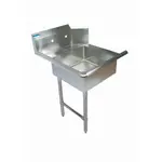 BK Resources BKSDT6-26-L-SS Heavy Duty Soiled Dishtables
