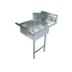 BK Resources BKSDT6-26-R-SS Heavy Duty Soiled Dishtables