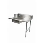 BK Resources BKSDT6-72-R-SS Heavy Duty Soiled Dishtables