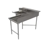 BK Resources BKSDT6-C6072R Soiled Dishtable