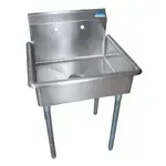 BK Resources BKUS6-1-2421-8 Commercial Sink, (1) One Compartment, Construction with and - 270" W