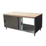 BK Resources CMT-3672S2 Dual Access Chef Table