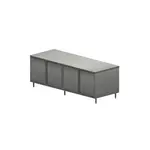 BK Resources CST-30120HL2 Work Table, with Top, Doors and - 1200"W x 300"D x 34.75"H