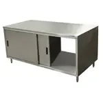 BK Resources CST-3072S2 Work Table, with Top, Doors and - 720"W x 300"D x 34.75"H