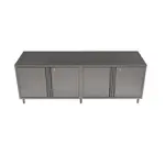 BK Resources CST-3084HL2 Work Table, with Top, Doors and - 840"W x 300"D x 34.75"H