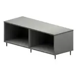 BK Resources CST-3096 Open Front Cabinet Base Work Table, with Top, and - 960"W x 300"D x 34.75"H