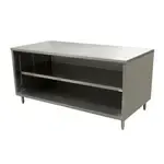 BK Resources CST-3672 Open Front Cabinet Base Work Table, with Top, and - 720"W x 360"D x 34.75"H