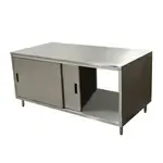 BK Resources CST-3672S2 Work Table, with Top, Doors and - 720"W x 360"D x 34.75"H