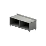 BK Resources CSTR5-30120 Open Front Cabinet Base Work Table, with Top, and - 1200"W x 300"D x 34.75"H