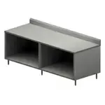 BK Resources CSTR5-3096 Open Front Cabinet Base Work Table, with Top, and - 960"W x 240"D x 39.75"H
