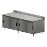 BK Resources CSTR5-3096S Work Table, with Top, Doors and - 960"W x 300"D x 39.75"H