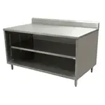 BK Resources CSTR5-3648 Open Front Cabinet Base Work Table, with Top, and - 480"W x 360"D x 39.75"H