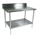 BK Resources CVTR5-4830 Work Table, Stainless Steel Top with and - 480"W x 300"D