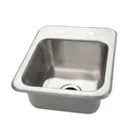 BK Resources DDI-0909524 Compartment Drop-In Sink /