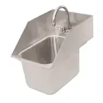 BK Resources DDI-10141024S-P-G Compartment Drop-In Sink /