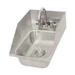 BK Resources DDI-1014524S-P-G Compartment Drop-In Sink /