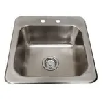 BK Resources DDI-1614824 Compartment Drop-In Sink /
