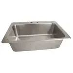 BK Resources DDI-28161028 Compartment Drop-In Sink /