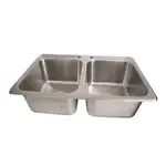 BK Resources DDI2-1416628 Compartment Drop-In Sink /