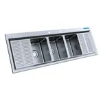 BK Resources DDI3-10141028-12T Compartment Drop-In Sink /