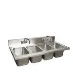 BK Resources DDI4-R5-1014-PG Compartment Drop-In Sink /