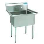 BK Resources ES-1-18-12 Commercial Sink, (1) One Compartment, Construction with and - 230" W