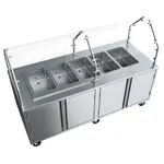 BK Resources FBS-P-H-5 5 Well Portable Hot Food Buffet Station